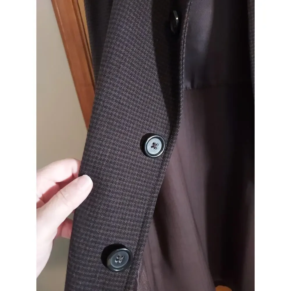 Banana Republic Over Suit Coat Size Large Men's Wool Blend Vintage Classic EUC